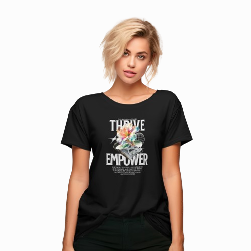 Thrive & Empower Heavyweight Unisex Crewneck T-shirt